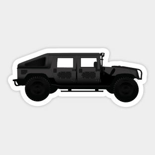 Military Humvee Sticker